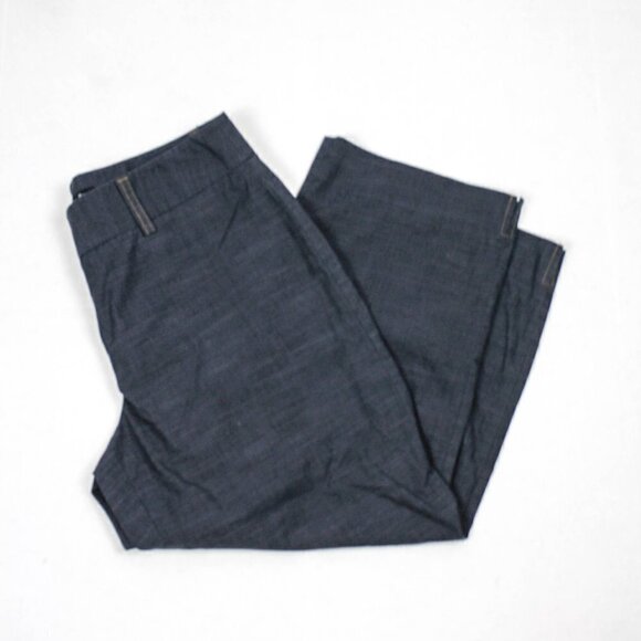 Rafaella Capri Pants Gray Size 8 - Picture 1 of 5